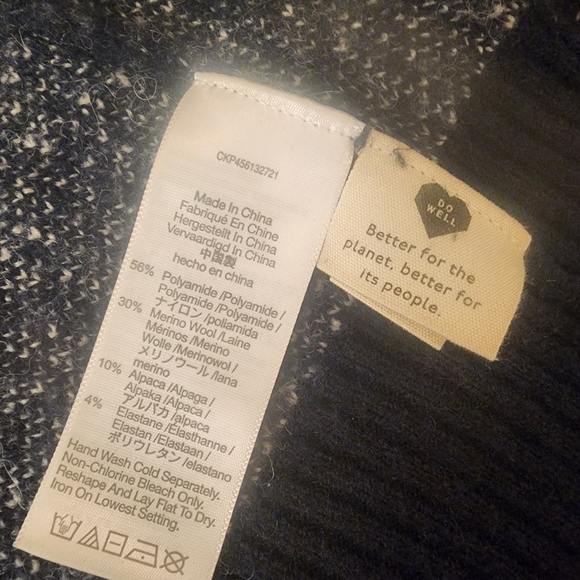 Madewell Bird's Eye Maysfield Cardigan Sweater in Coziest Yarn Womens Small - Picture 5 of 13